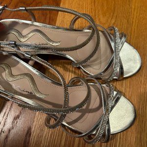 Silver Nina Sandals